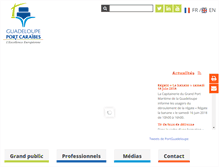 Tablet Screenshot of guadeloupe-portcaraibes.com